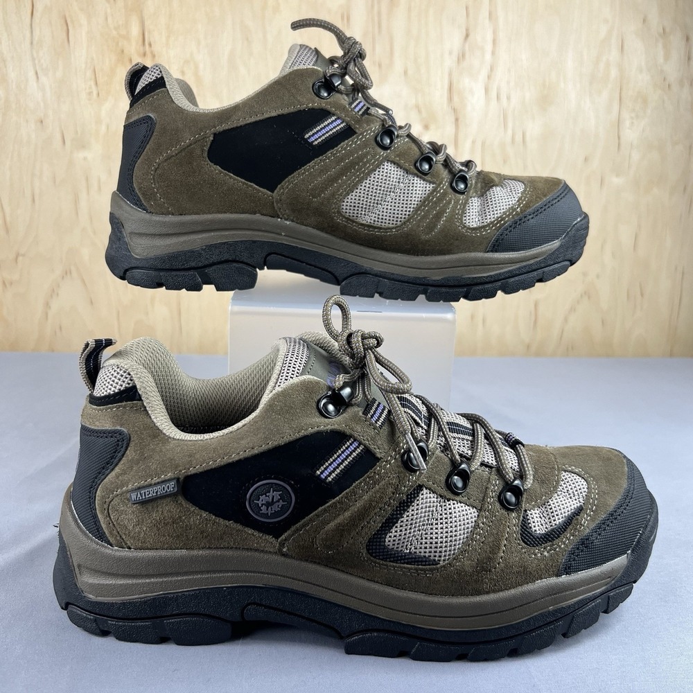 Nevados Women's Klondike WP Waterproof Hiking Boots Size 10 Dark Brown Black
